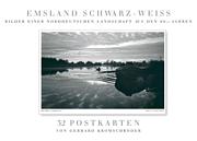 Emsland schwarz-weiß (Postkartenbuch) 