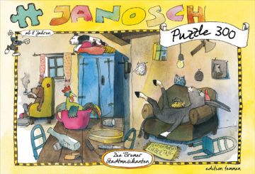 Die Bremer Stadtmusikanten – Puzzle 300 Teile 